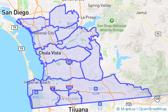 Service Area Map