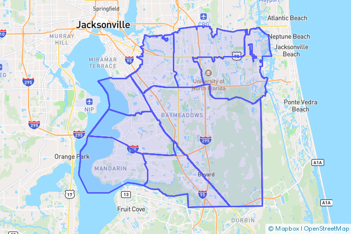 Service Area Map
