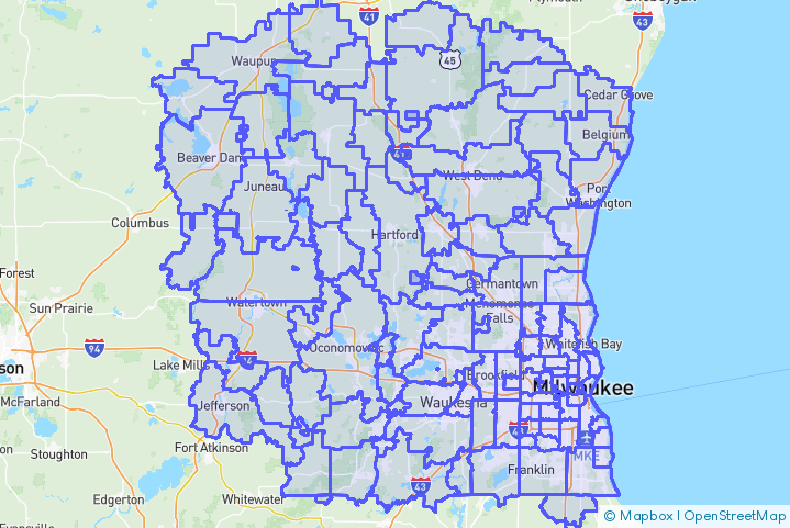 Service Area Map