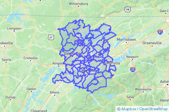 Service Area Map