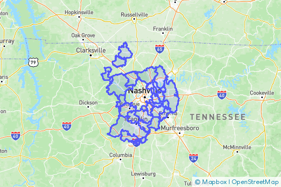 Service Area Map