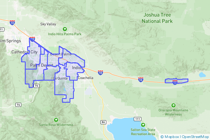 Service Area Map