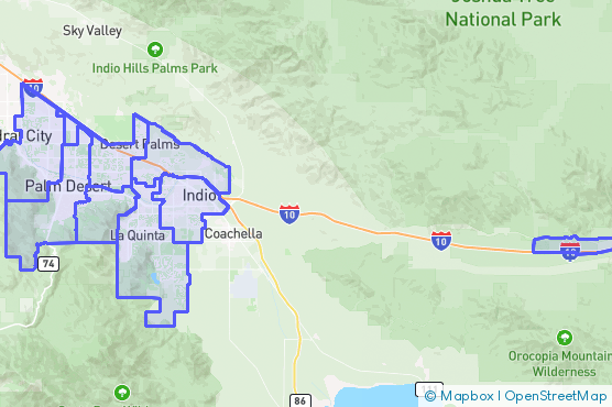 Service Area Map