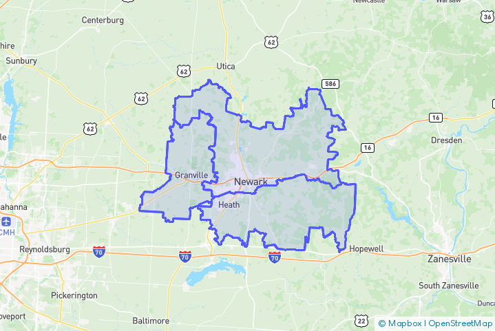 Service Area Map