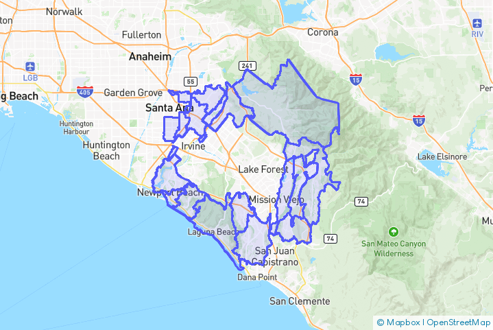 Service Area Map