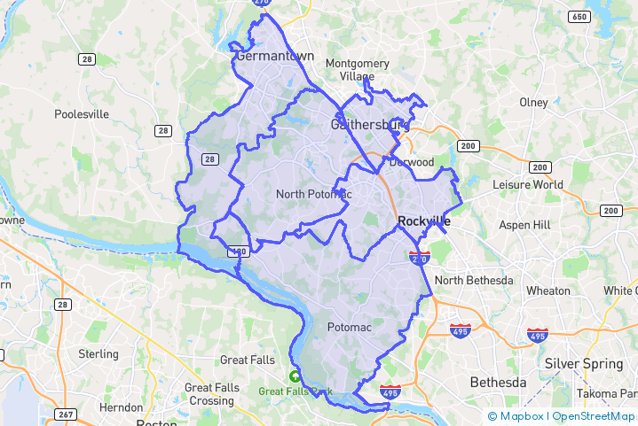 Service Area Map