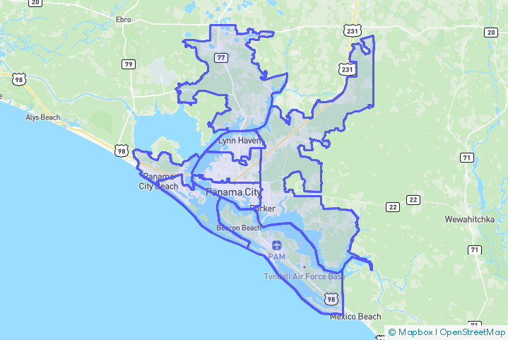 Service Area Map