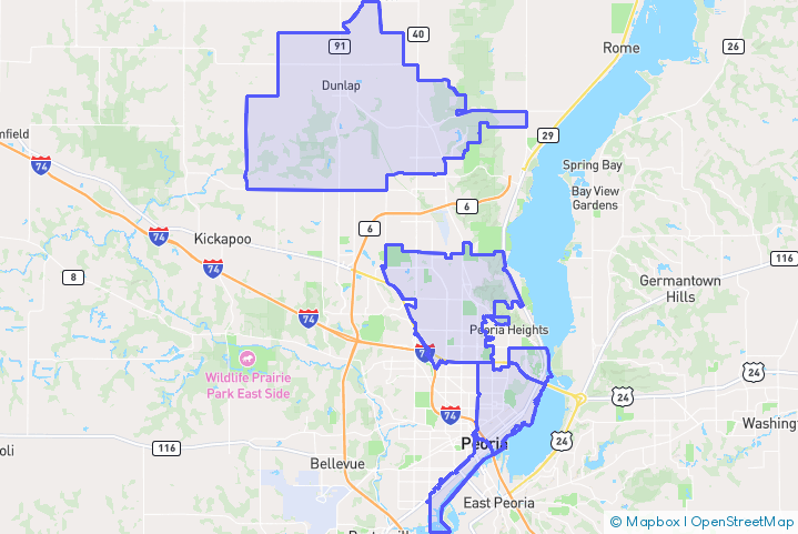 Service Area Map