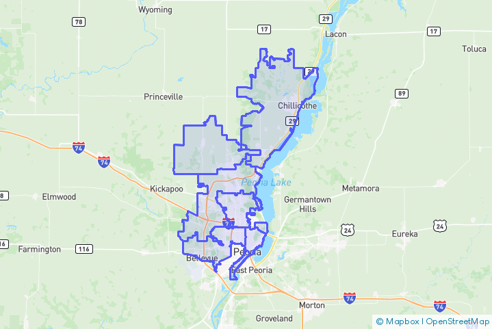 Service Area Map