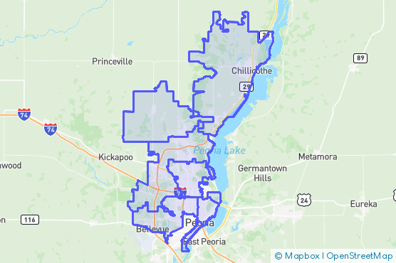 Service Area Map