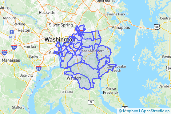 Service Area Map
