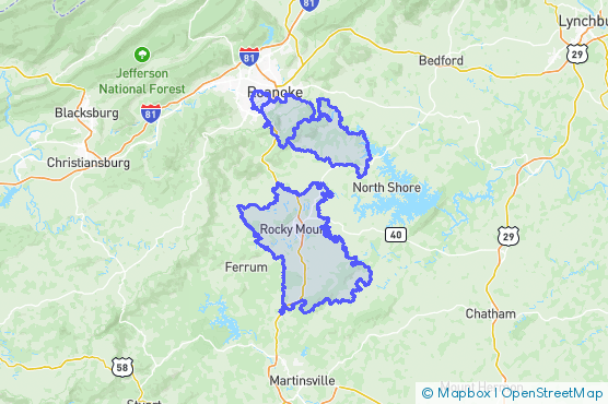 Service Area Map