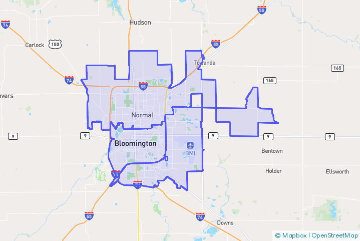 Service Area Map