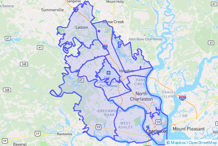 Service Area Map