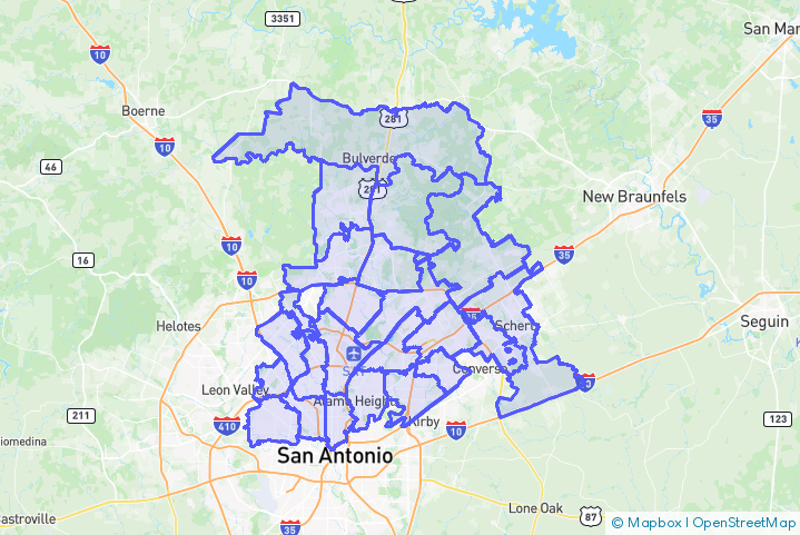 Service Area Map