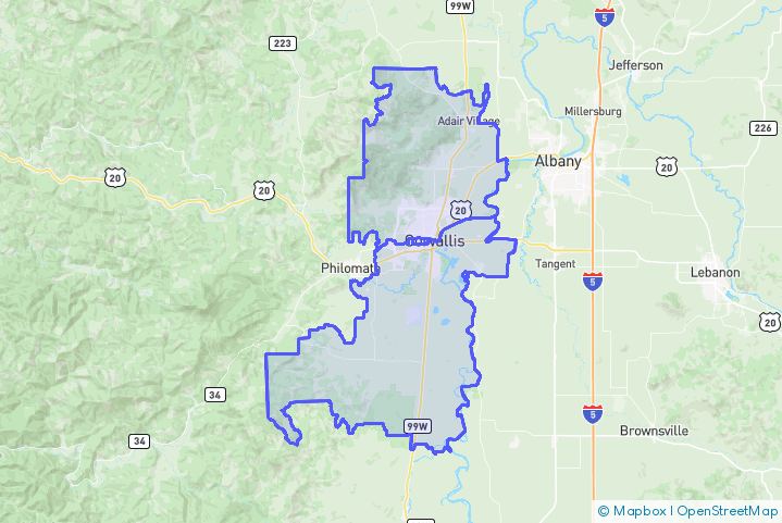 Service Area Map