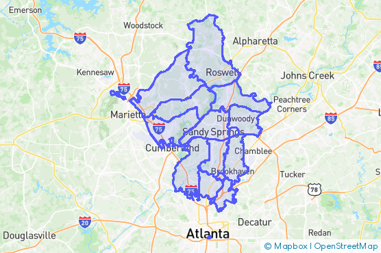 Service Area Map