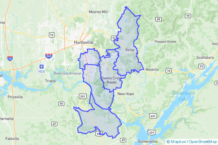 Service Area Map