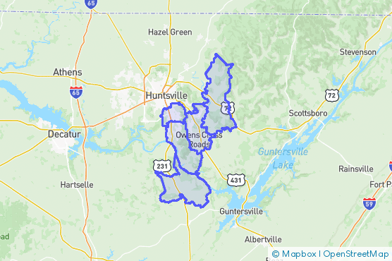 Service Area Map
