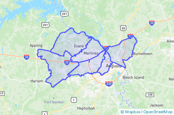 Service Area Map