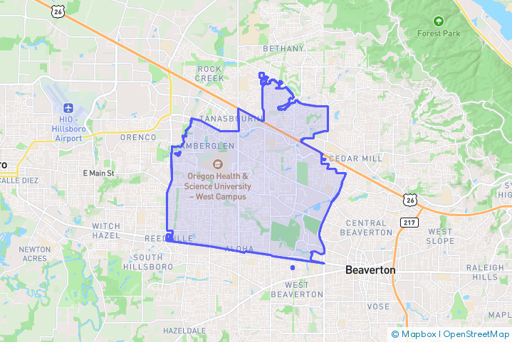 Service Area Map