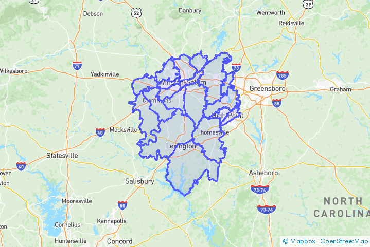 Service Area Map