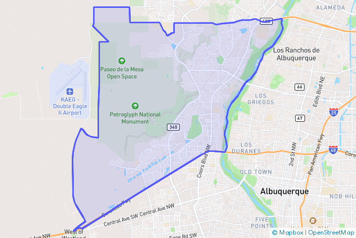 Service Area Map
