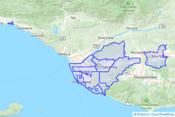 Service Area Map