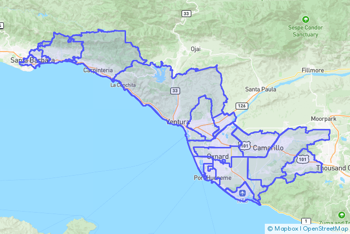 Service Area Map