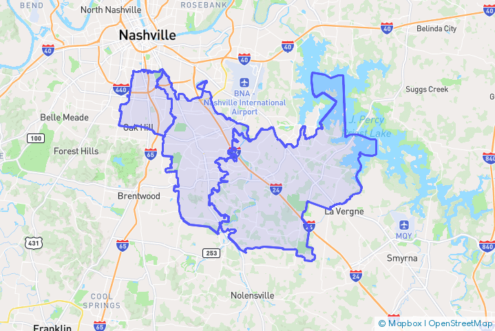 Service Area Map