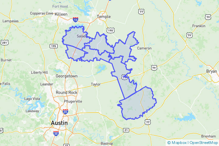 Service Area Map