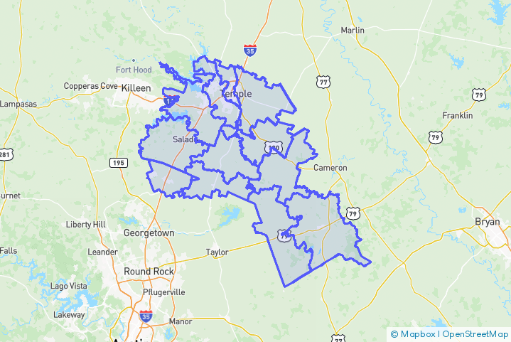 Service Area Map