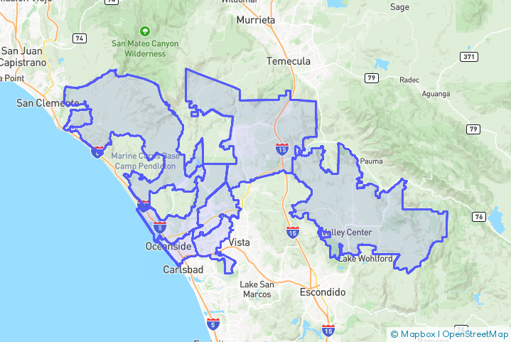 Service Area Map