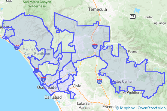 Service Area Map