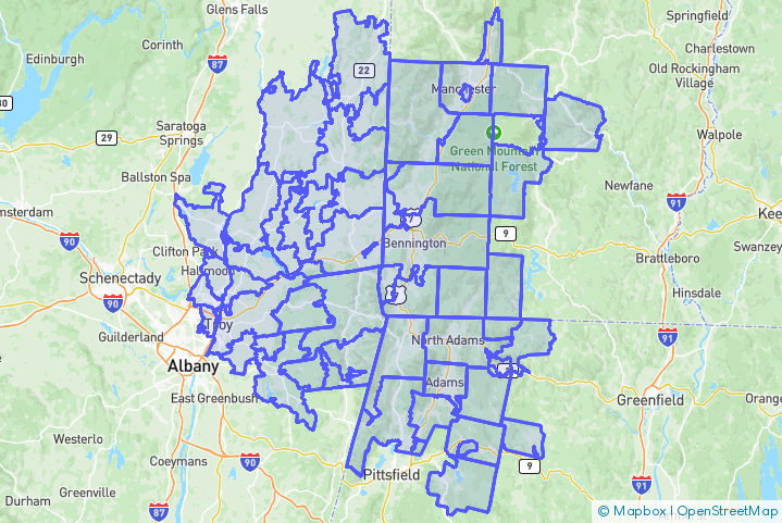 Service Area Map