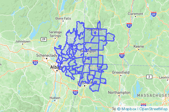 Service Area Map