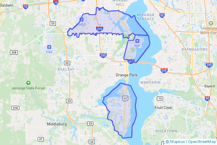 Service Area Map