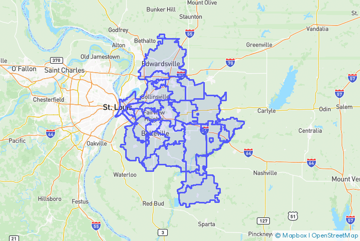 Service Area Map
