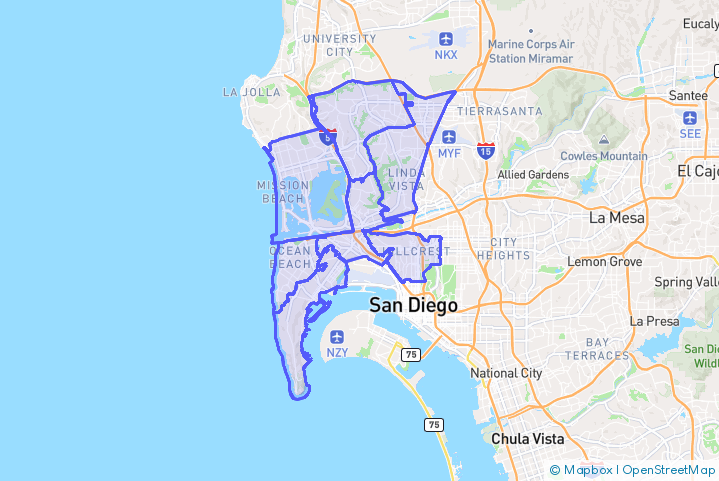 Service Area Map