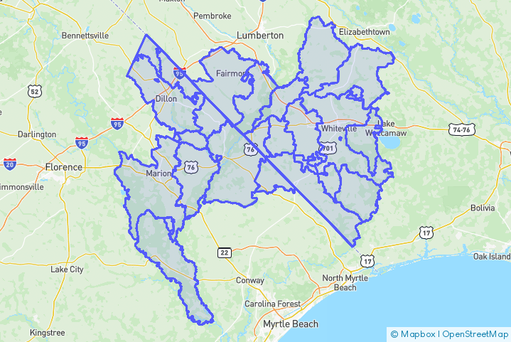 Service Area Map