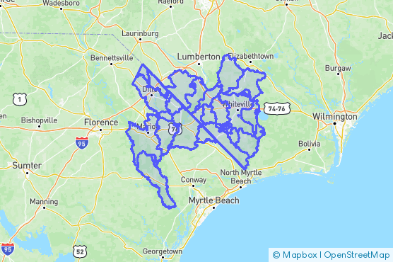 Service Area Map