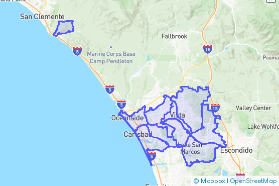 Service Area Map
