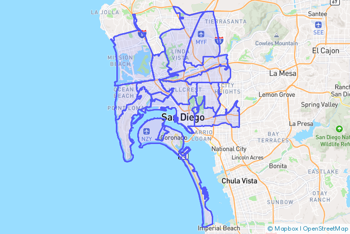 Service Area Map