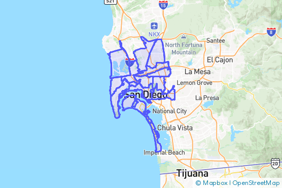Service Area Map