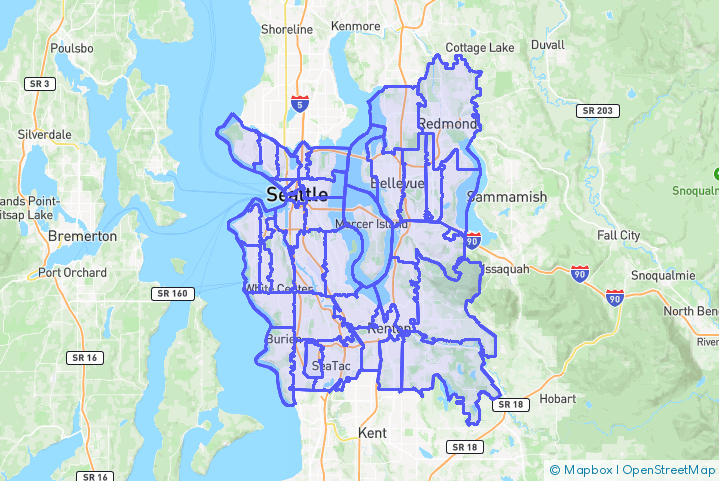 Service Area Map