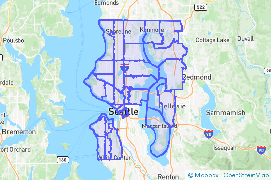 Service Area Map