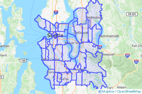 Service Area Map