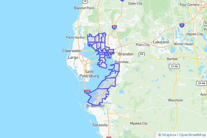 Service Area Map