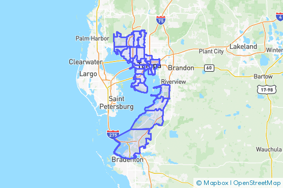 Service Area Map
