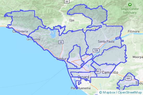 Service Area Map